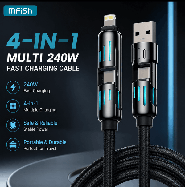 4-in-1 Multi USB Charging Cable