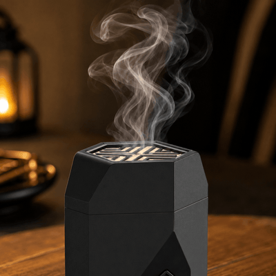 Electric bakhoor incense burner with aromatic smoke