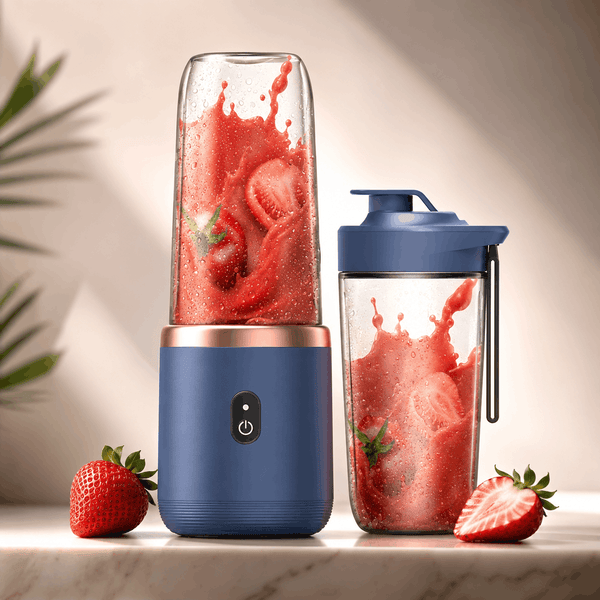Portable Blender with Cup – Quiet & Self-Cleaning